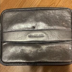 Michael Kors Metallic Silver Tablet Holder